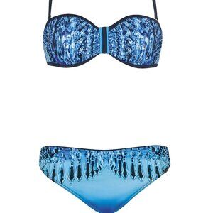 ‼️SALE ‼️ Sunflair NWT Diamond Strapless Bikini Set Size 10